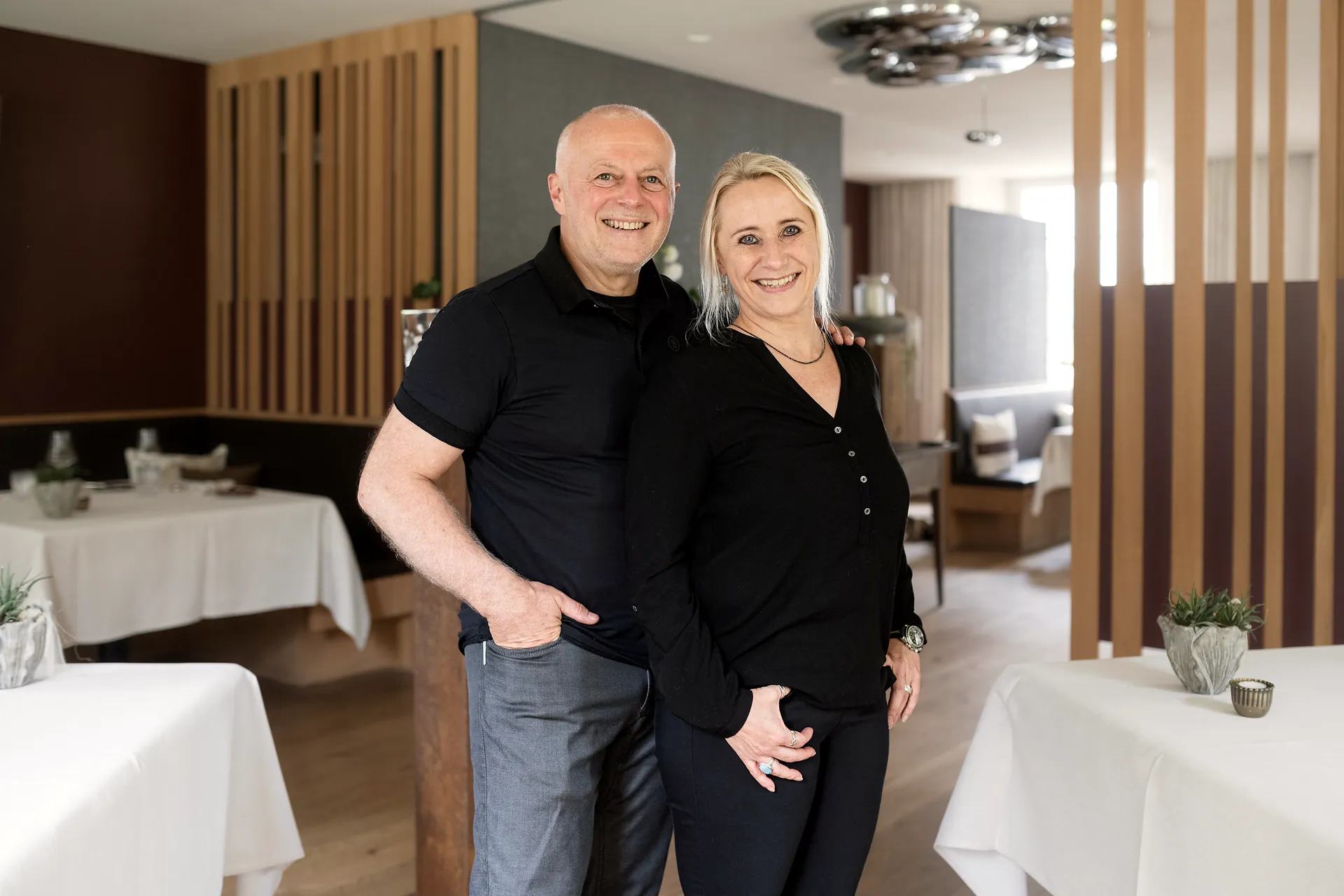 Marlise und Jörg Slaschek, Gastgeberpaar des Château Attisholz